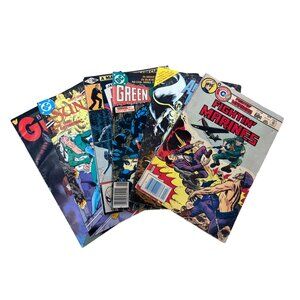 Vintage Comic Book Lot of 6 - James Bond, Green Lantern, Fightin Marines